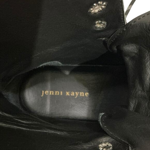 Jenni Kayne Oiled Leather Mountain Boots Black Size 38 Sold Out Blogger Fav - Picture 11 of 13
